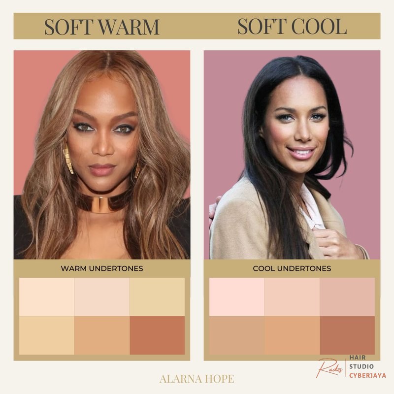 Soft Summer Colour Palette, Makeup & Colour Guide — Alarna Hope Soft Summer vs Soft Autumn skin tones