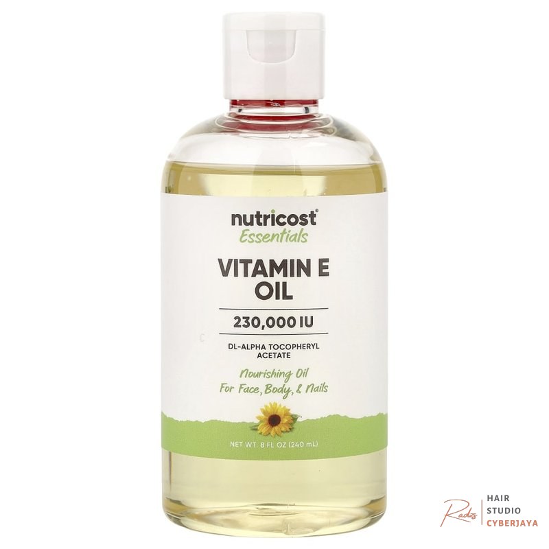 Essentials Vitamin E Oil for Hair and Skin Essentials, Vitamin E Oil, 8 fl oz (240 ml)