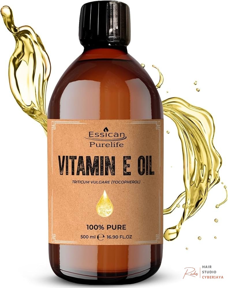 Essican Purelife Vitamin E Oil for Hair, Skin & Face Essican Purelife Vitamin E Oil for Skin, Hair & Face Carrier Oils 500ml | Hair Growth, Face Care, Nail & Cuticle Care, Antioxidant Rich, Daily