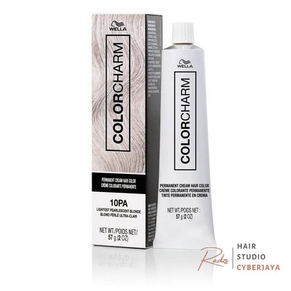 WELLA COLORCHARM Permanent Cream 10PA Lightest Pearlescent Blonde