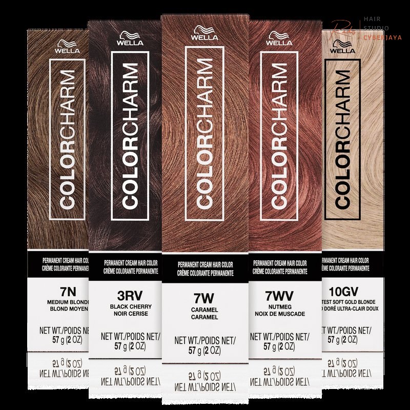 Wella Colorcharm Permanent Cream Hair Color 2 oz